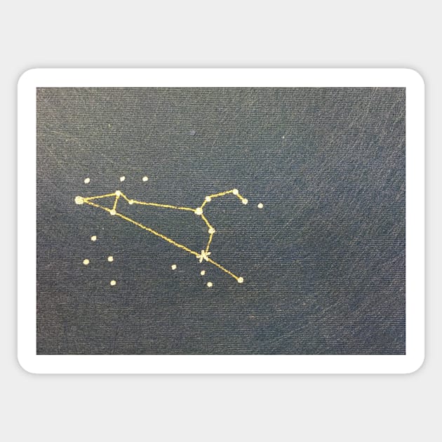 The Constellation of Leo Sticker by artdesrapides